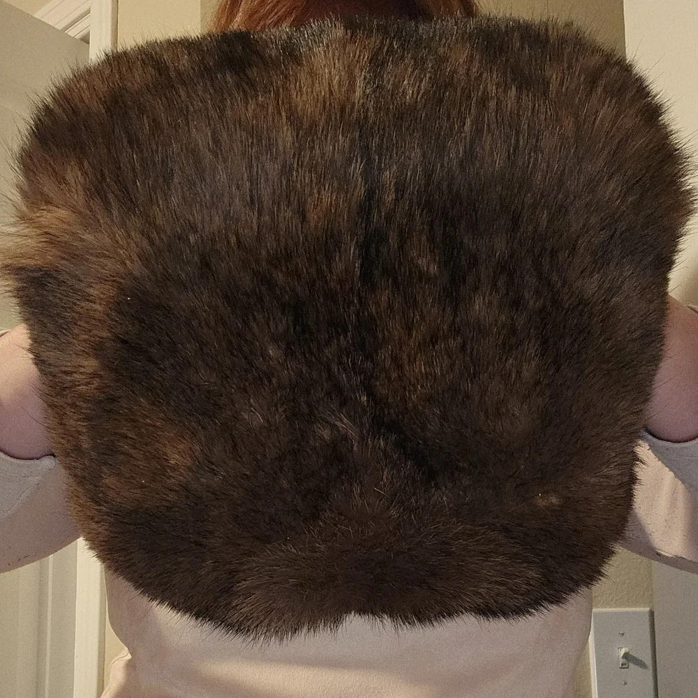 Fur Muff Walking & Sleigh Travel Fashion Essential Accessory -Over 100 Years Old